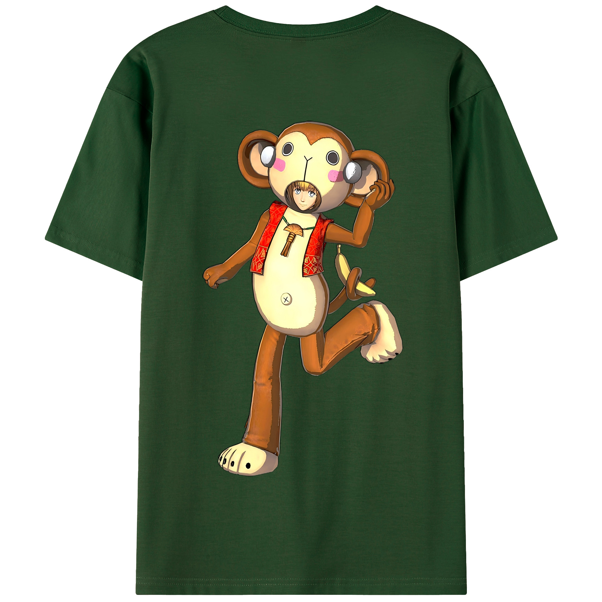 （画像用） 進撃の巨人 アルミン·アルレルト Attack on Titan Armin Arlert 綿100％半袖Tシャツ（背面プリント）